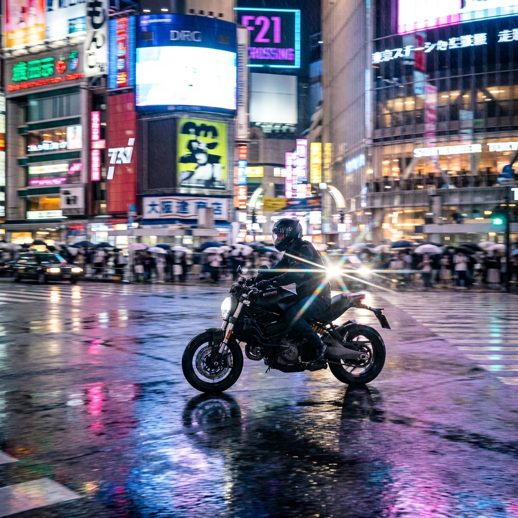 Neon Drift at Shibuya
