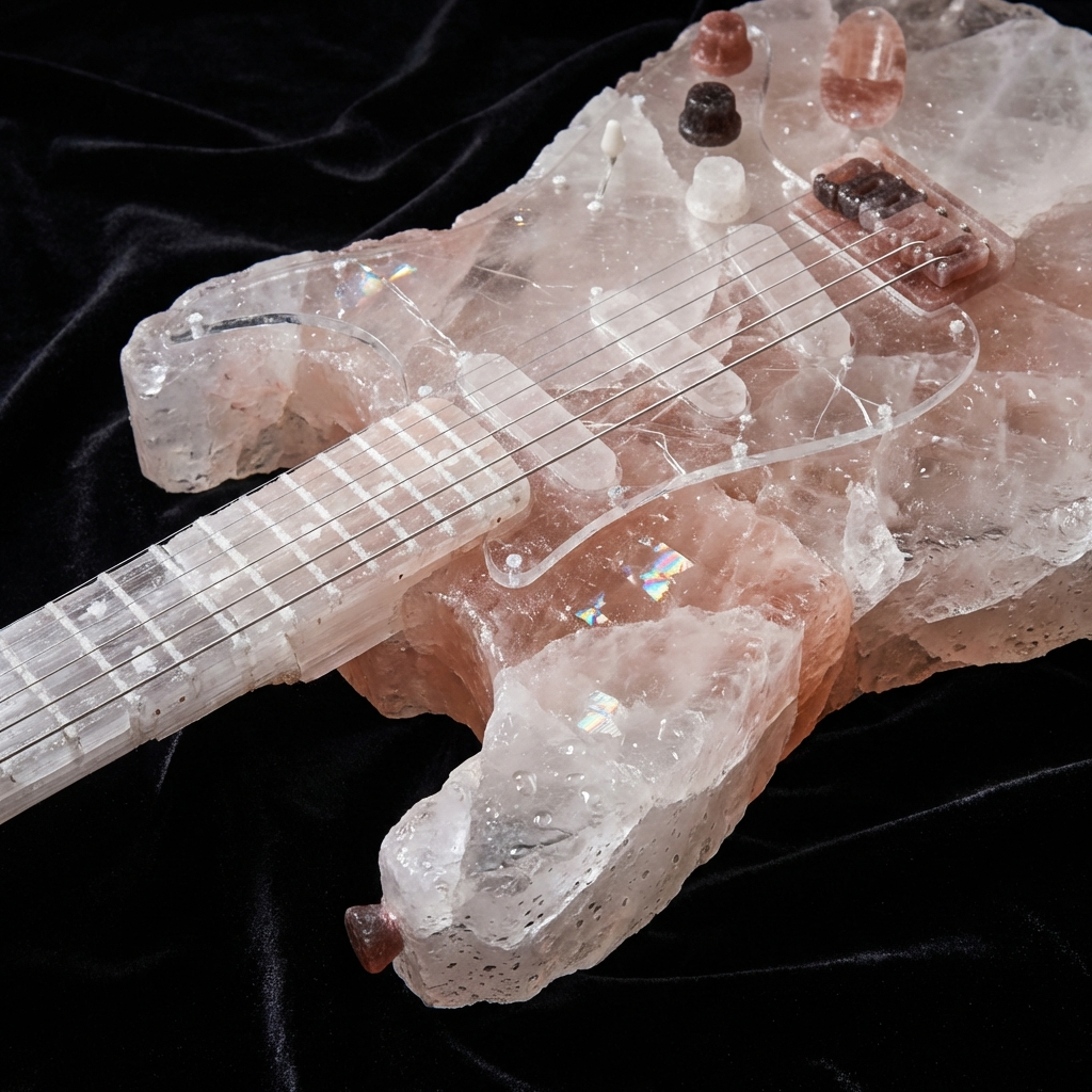 Salt Crystal Stratocaster
