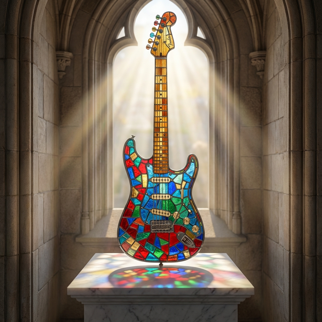 Stained Glass Stratocaster