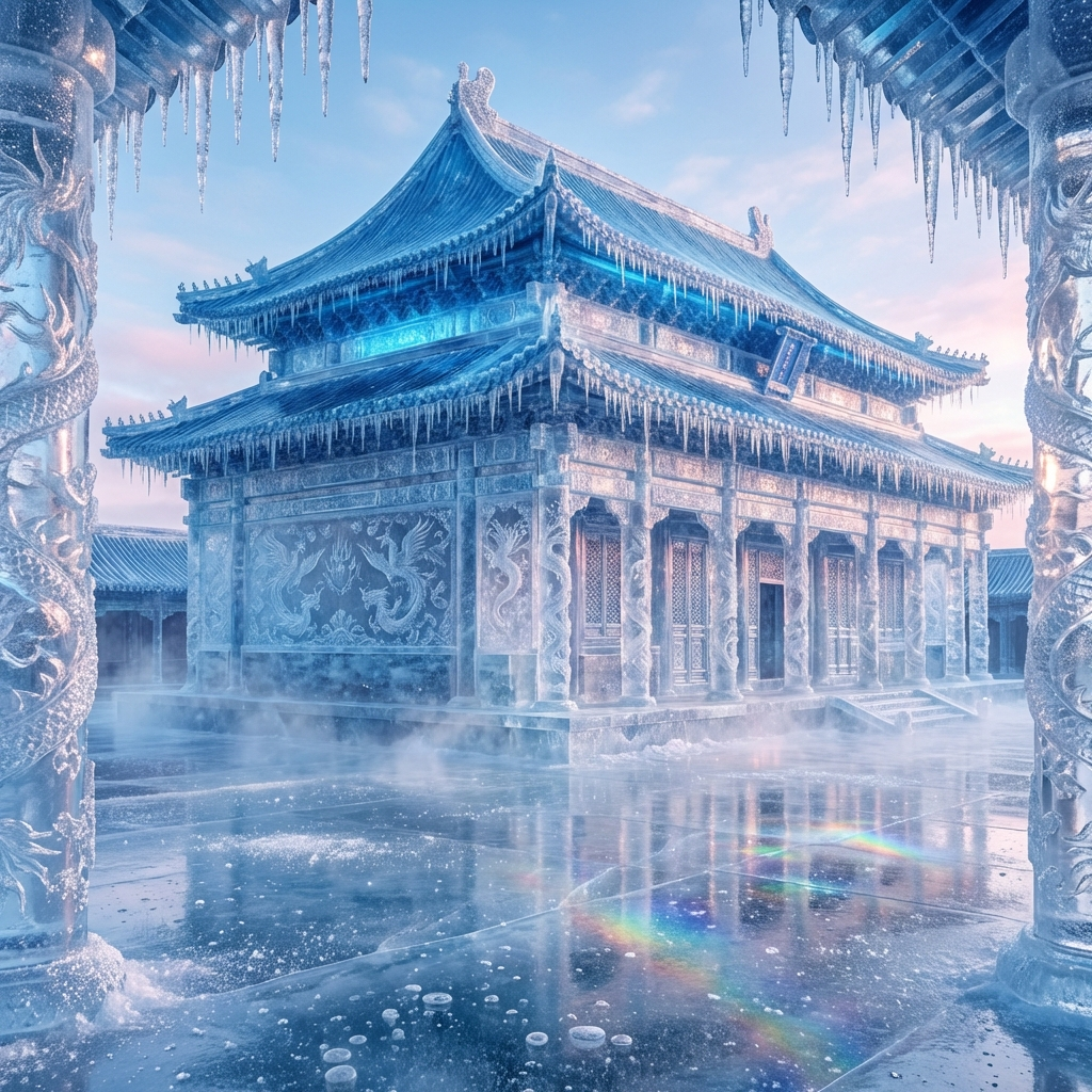 Frozen Forbidden City - Ice Palace Dawn
