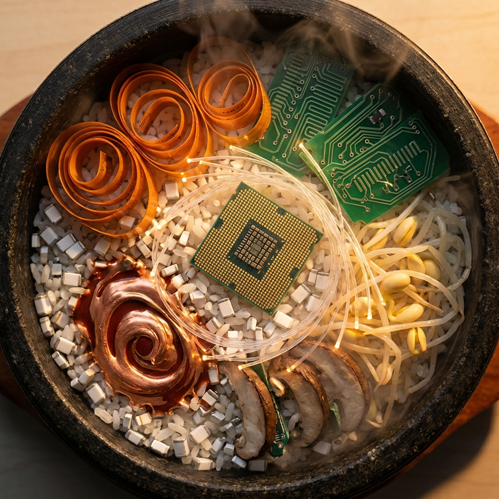 Silicon Bibimbap - Circuit Board Cuisine