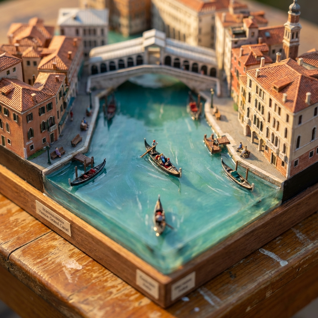 Venice Canal Toy Diorama