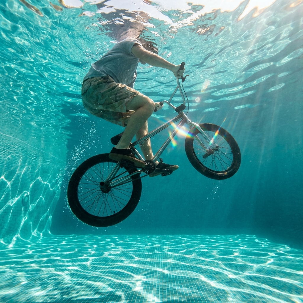 Submerged BMX Tailwhip