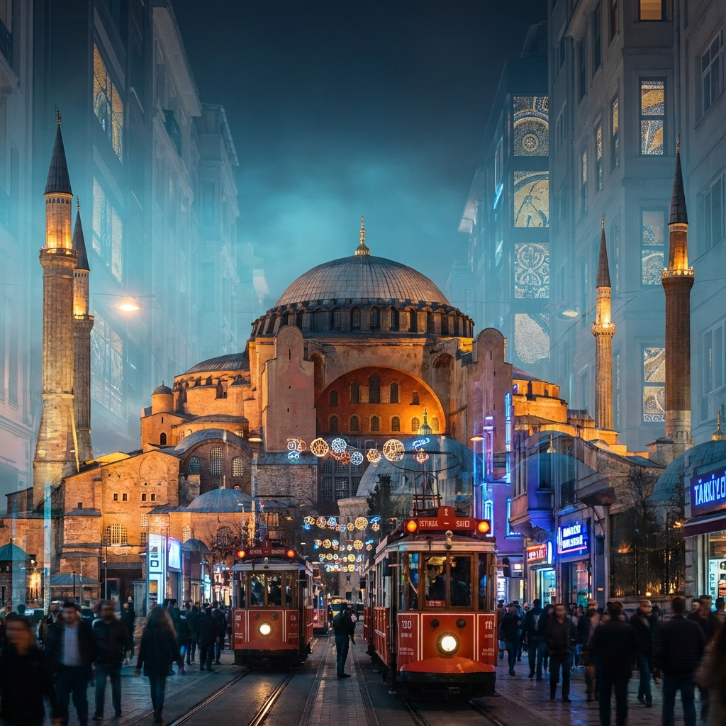 Eternal Istanbul Double Exposure