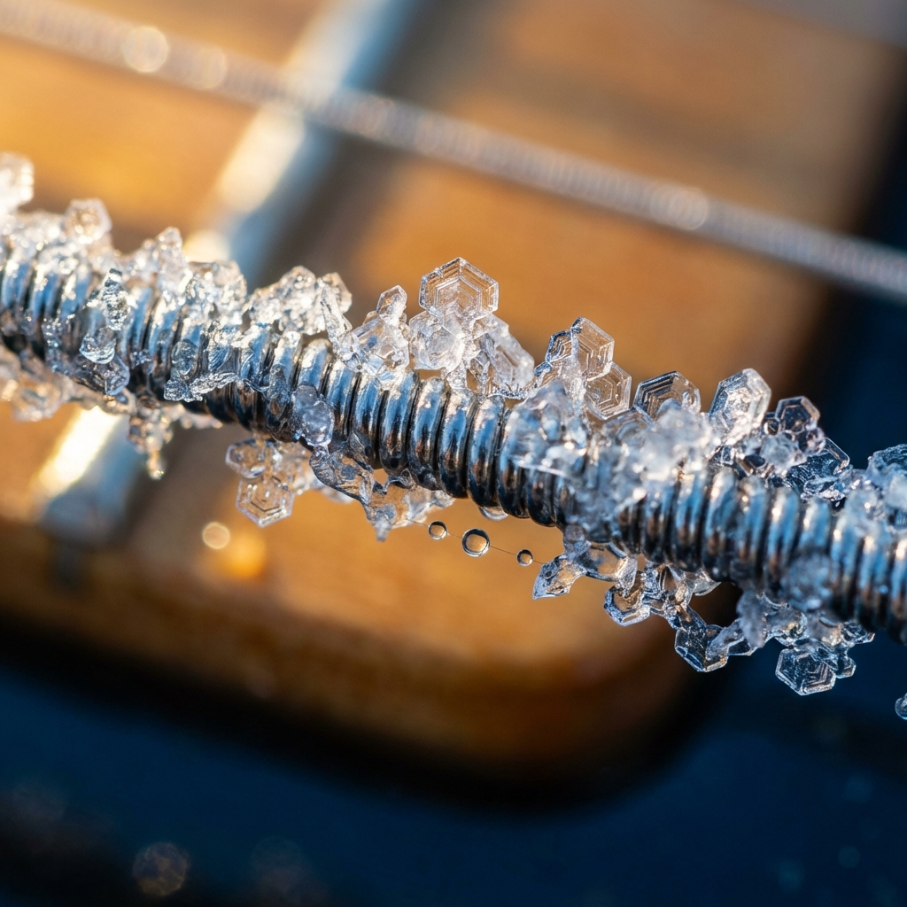 Frost on Fender Strings