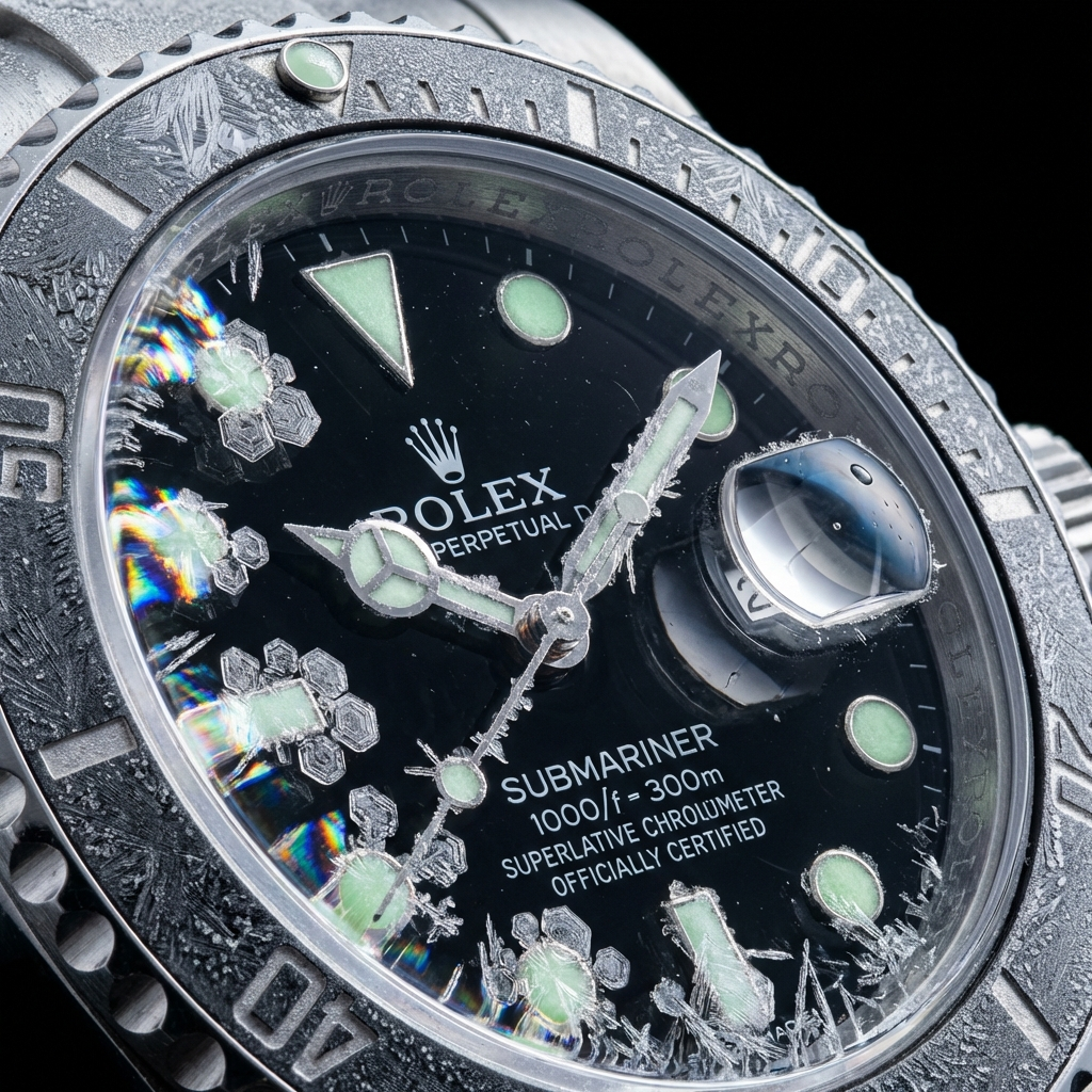 Frozen Time - Frost on Rolex Submariner