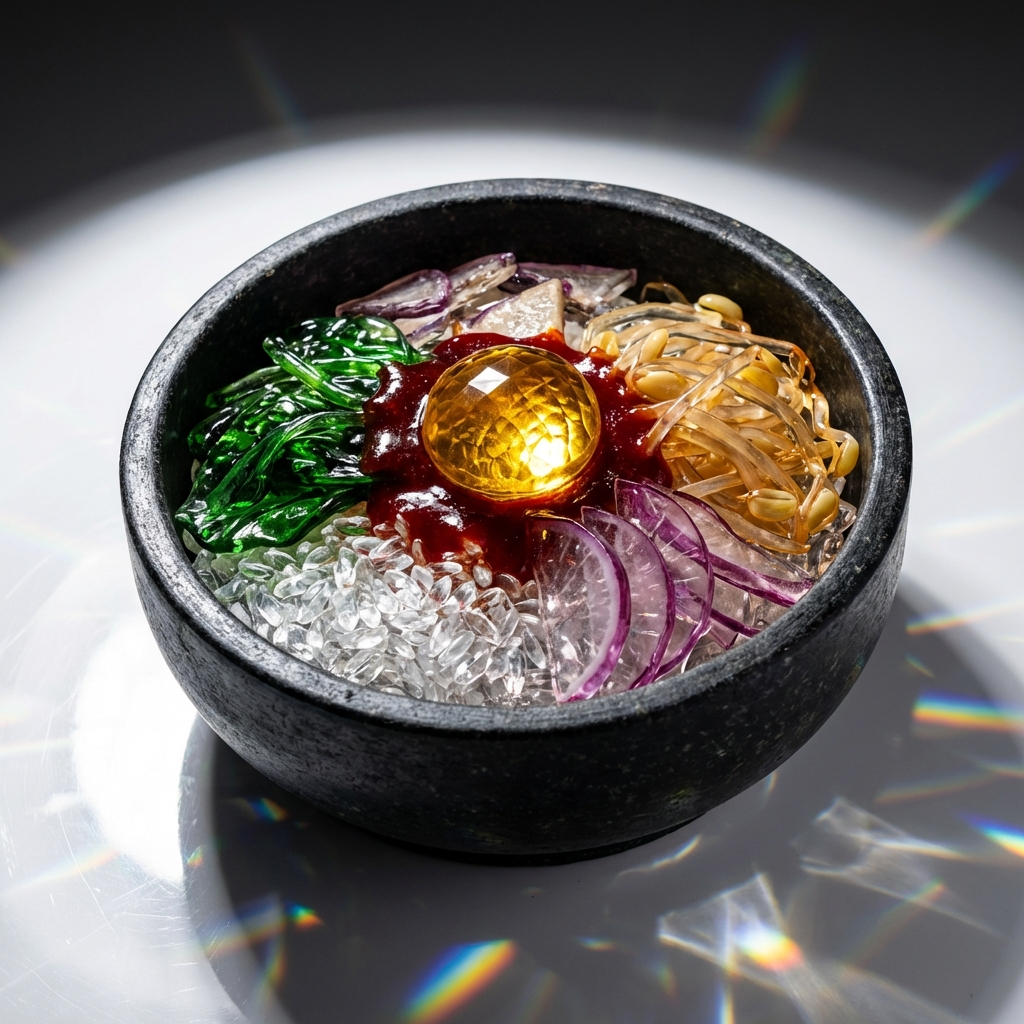 Crystal Glass Bibimbap