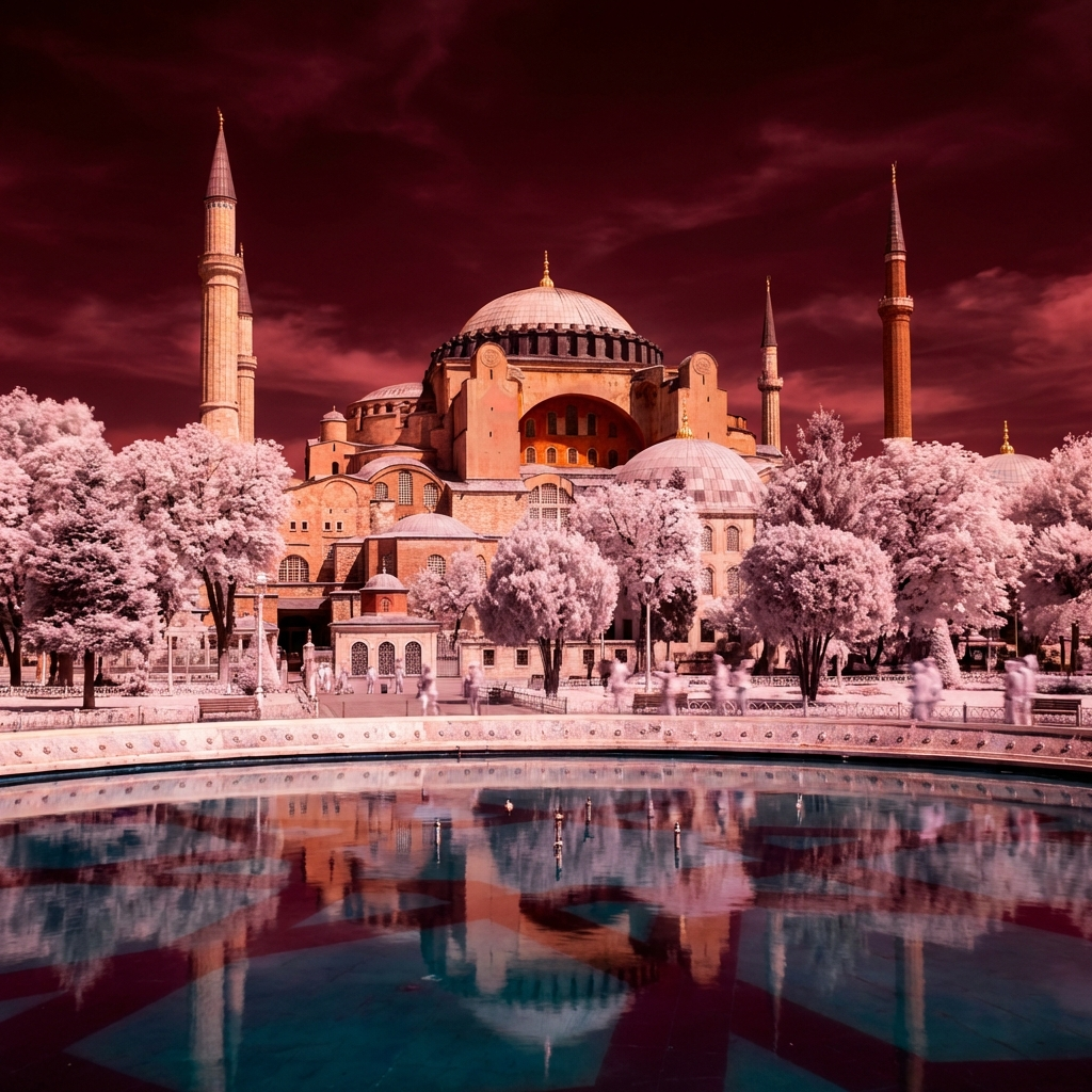 Infrared Hagia Sophia