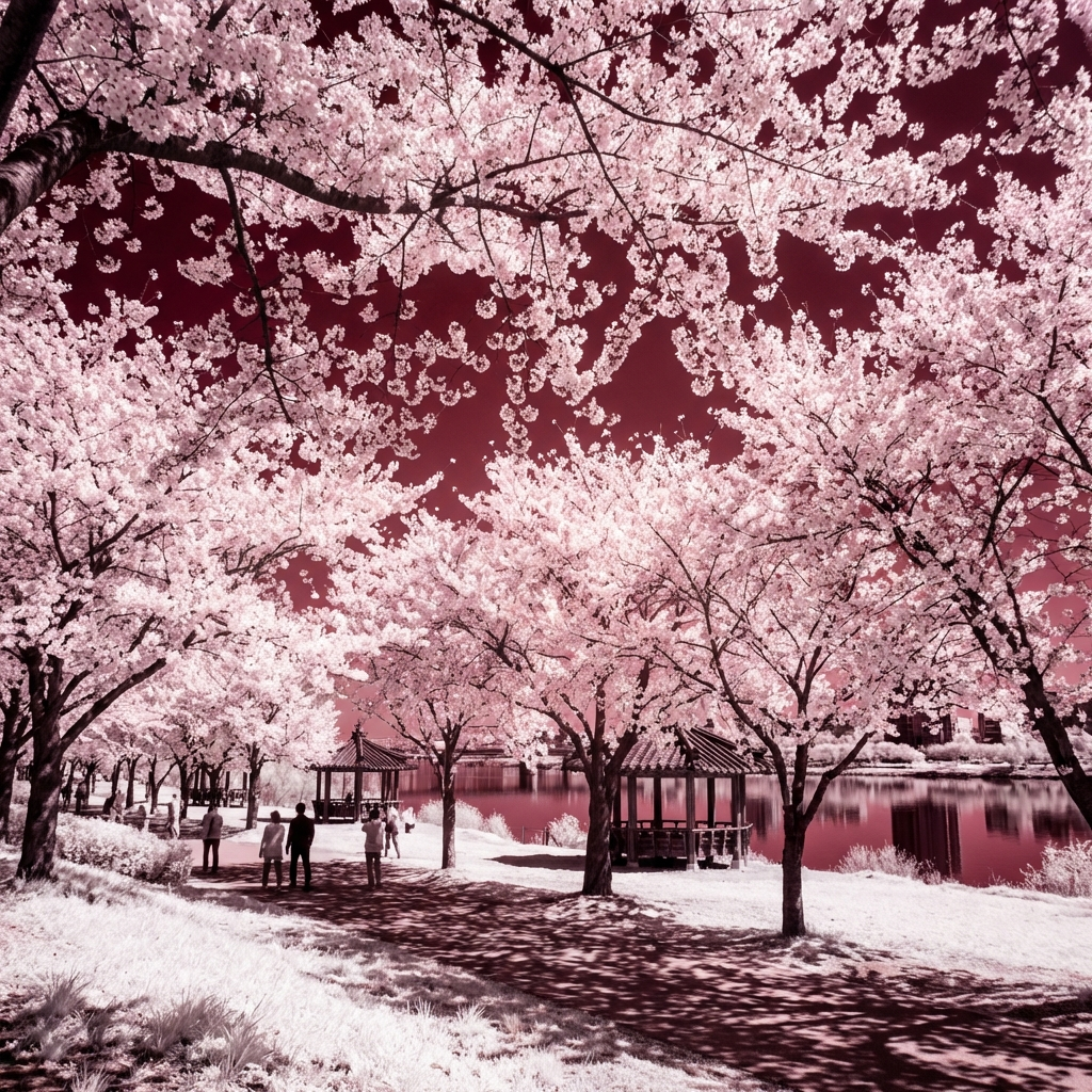 Infrared Yeouido Blossoms