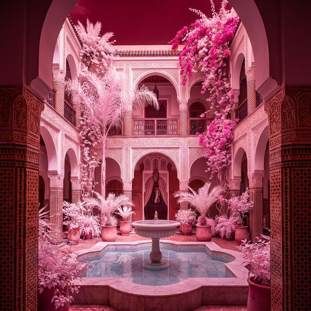 Infrared Moroccan Riad