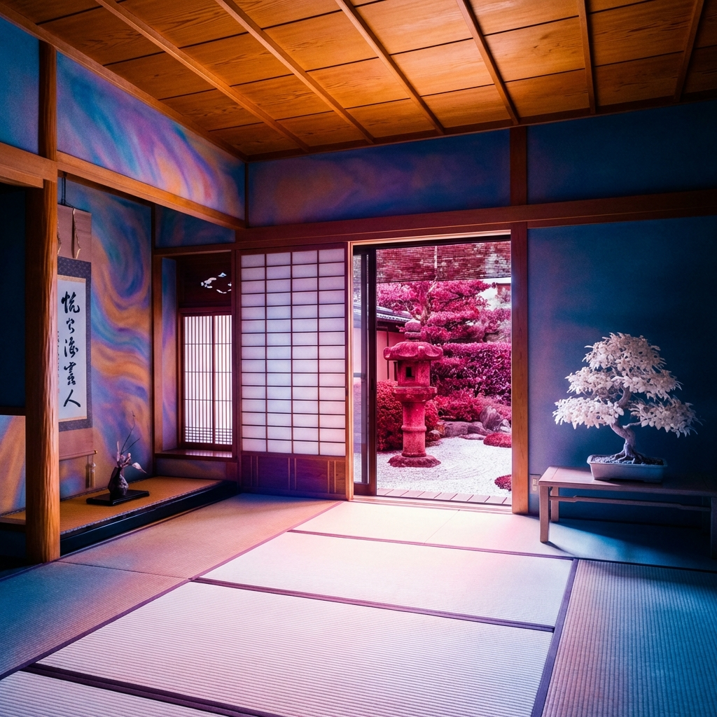 Infrared Dreams of a Japanese Ryokan