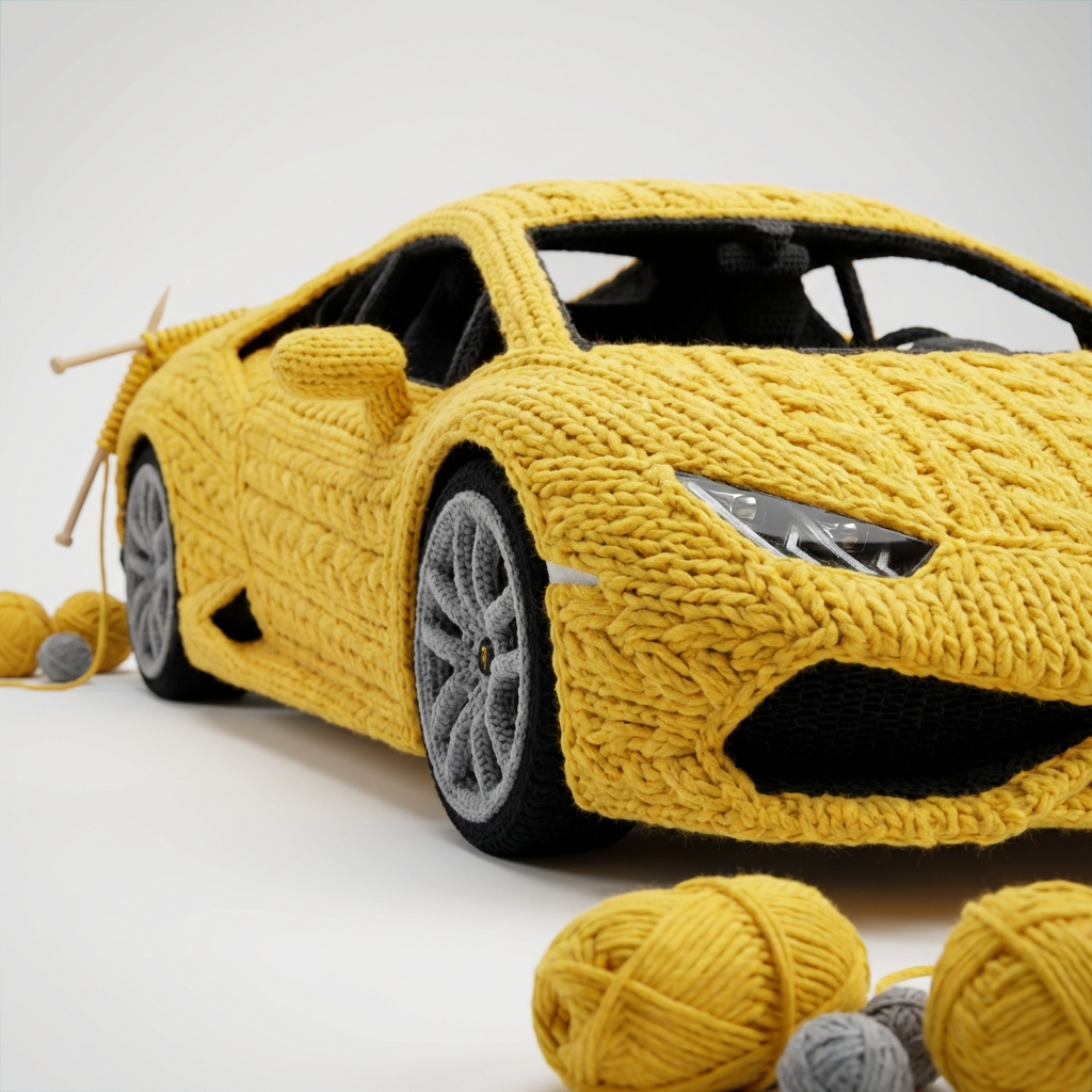 Knitted Lamborghini Huracan
