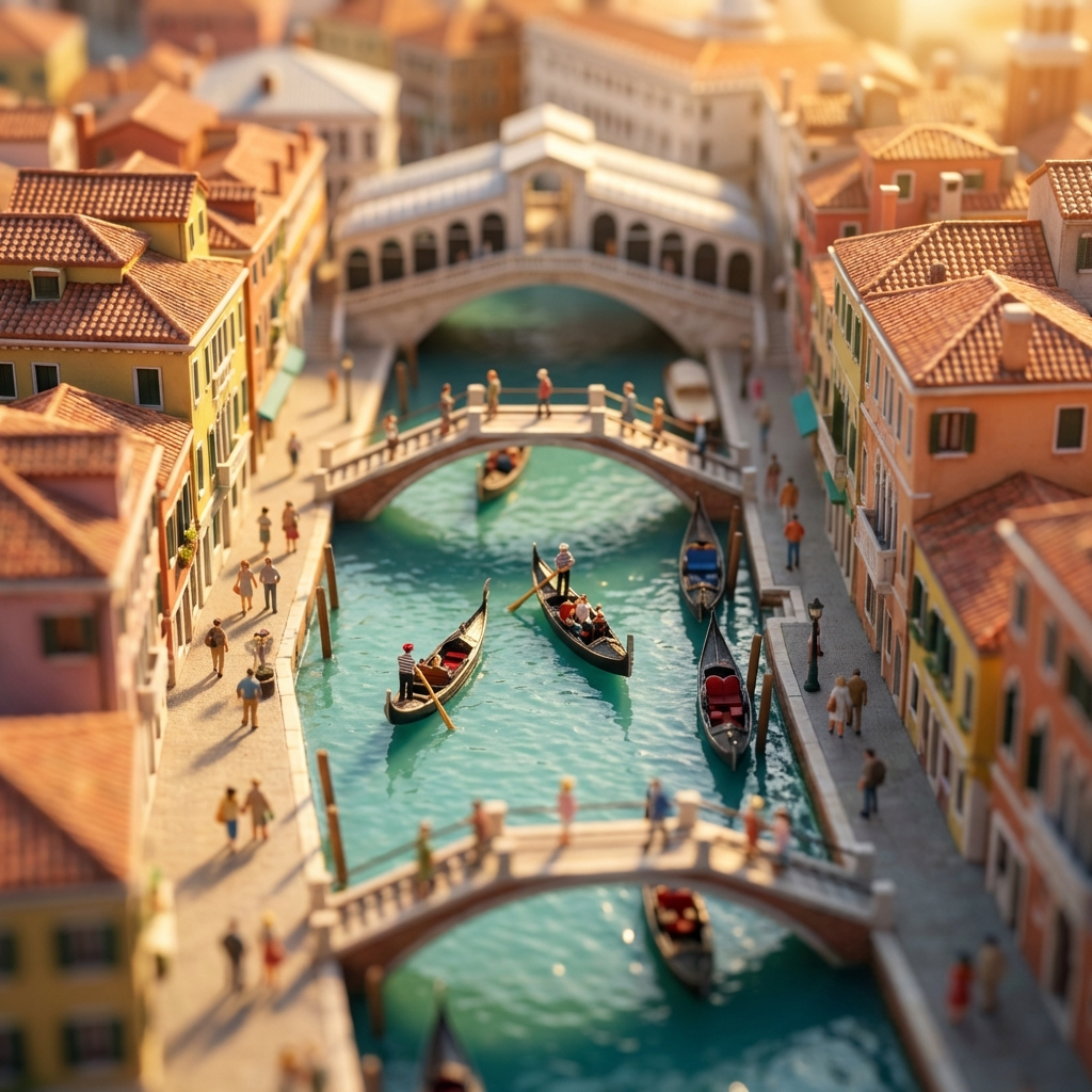 Toy Canal - Miniature Venice Grand Canal