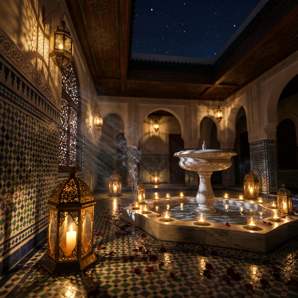 Candlelit Riad - Shadows of Marrakech