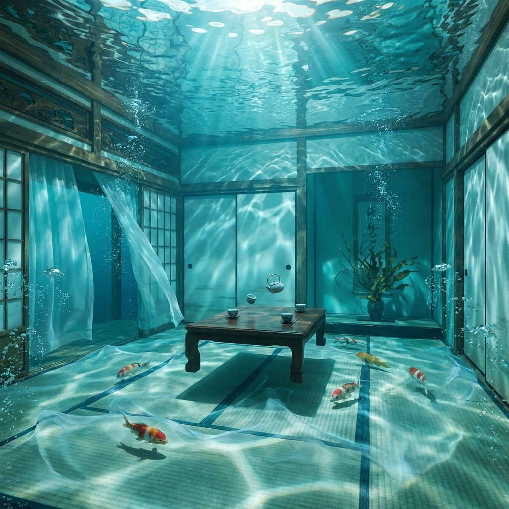 Submerged Kyoto Ryokan