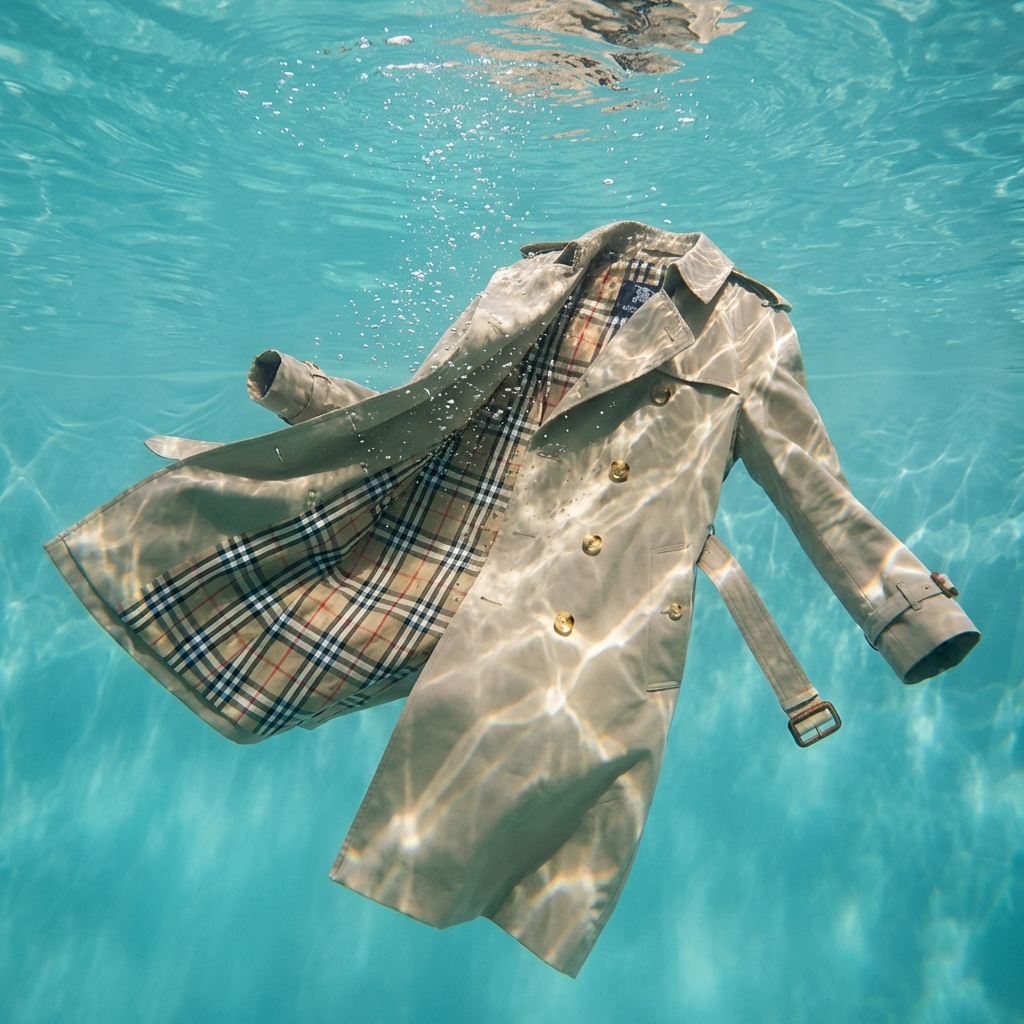 Underwater Burberry Trench
